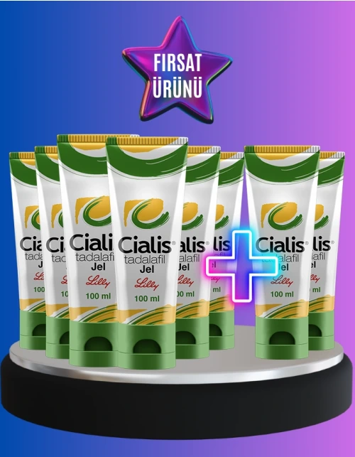 Cialis Jel 6 Alana 2 Bedava (8’li Paket)