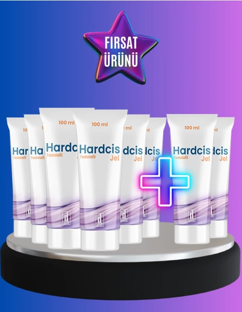 Hardcis Jel Tadalafil 6 Alana 2 Bedava (8’li Paket)