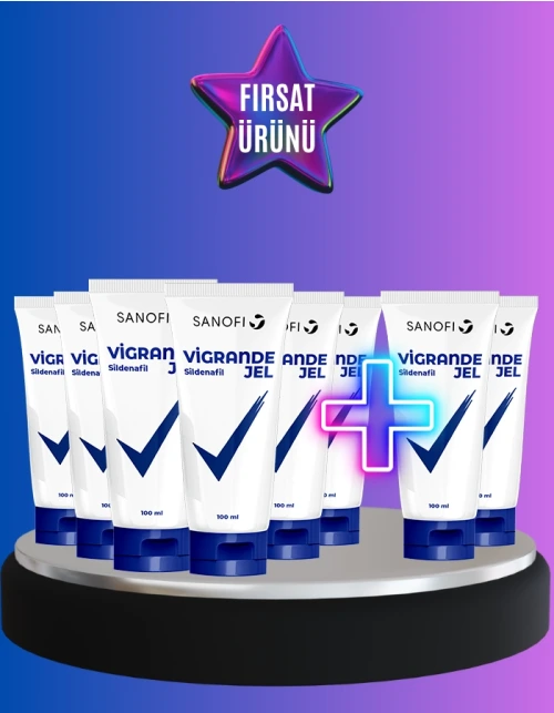Vigrande Jel Sildenafil 6 Alana 2 Bedava (8’li Paket)