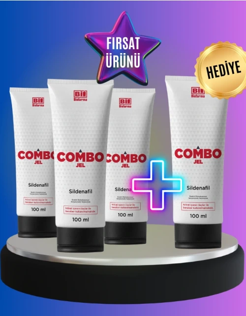 Combo Jel Sildenafil 3 Alana 1 Bedava (4’lü Paket)